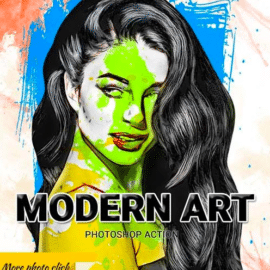 GraphicRiver – Modern Art Photoshop Action 26067958 Free Download