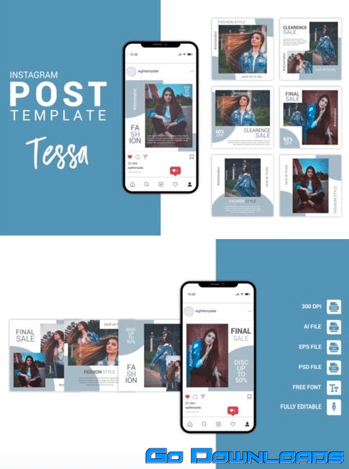 Fashion Instagram Post Template 3625831 PSD Free Download