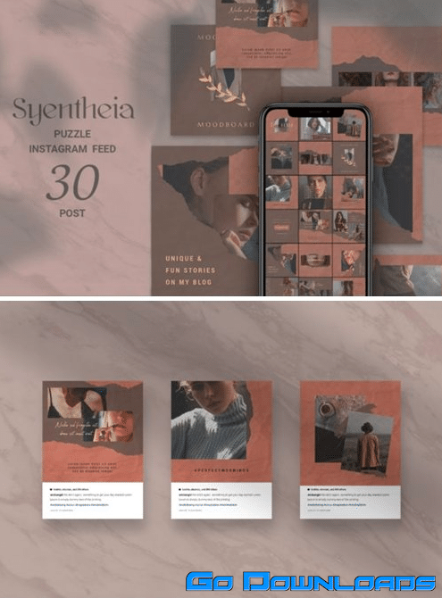 Syentheia Puzzle Instagram Feed 3623874 PSD Free Download