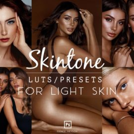 Skin Tone LUTs For Light Skin (Photoshop) Free Download