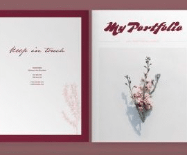 Art Portfolio Brochure Layout Free Download