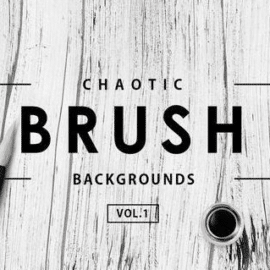 Chaotic Brush Backgrounds Vol.1 Free Download