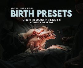 CreativeMarket 93. Birth Photography Presets Free Download