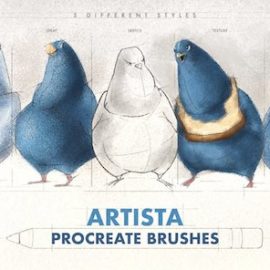 CreativeMarket – Artista Procreate Brushes 4762278 Free Download