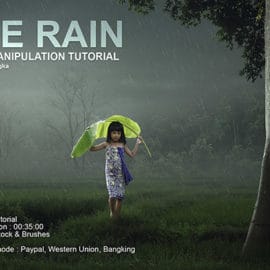 Dheny Patungka – The Rain Photo Manipulation Tutorial