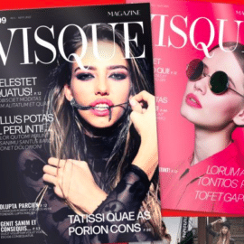 Fashion and Lifestyle Magazine Design Layout Free Download