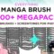 MANGA COMIC BRUSH MEGAPACK 1500+ Free Download