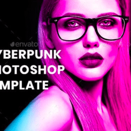 GraphicRiver – Cyberpunk Photoshop Template 25900482 Free Download