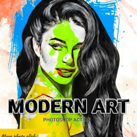 GraphicRiver – Modern Art Photoshop Action 26067958