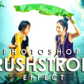 Vibrant Brushstroke Photoshop Action 3802594