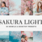 CreativeMarket – 50 Sakura Light Lightroom Presets and LUTs 4783167