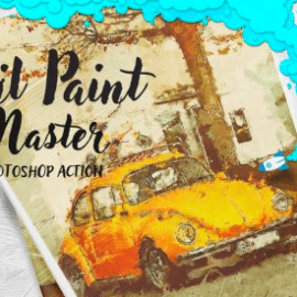 Oil Paint Master Photoshop Action