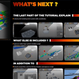 Cinema4dtutorial – Lego System Creation with Cinema 4D Xpresso