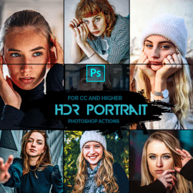 GraphicRiver – HDR Portrait – 10 Premium Photoshop Actions 26106614