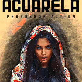 GraphicRiver – Acuarela – Watercolor Photoshop Action 25902327