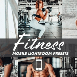 CreativeMarket – Mobile Lightroom Presets FITNESS 4820811