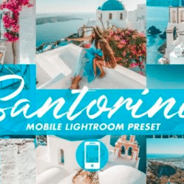 Mobile Lightroom Presets SANTORINI