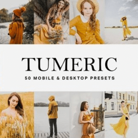 CreativeMarket – 50 Tumeric Yellow Lightroom Presets 4834012