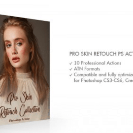 CreativeMarket – Pro Skin Retouch Photoshop Actions 4548028