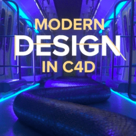 Modern Design in Cinema 4D Free Download