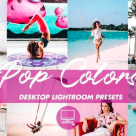 CreativeMarket – Desktop Lightroom Presets POP COLORS 4841865