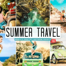 Summer Travel Mobile & Desktop Lightroom Presets