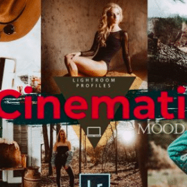 CreativeMarket – Cinematic Mood Lightroom Profiles 4719951