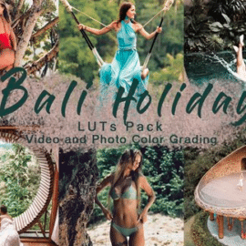 CreativeMarket – BALI HOLIDAY – LUTs Pack 4562057