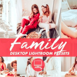 CreativeMarket – Desktop Lightroom Preset FAMILY 4842205