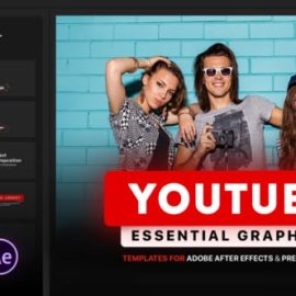 Youtube Essential Library MOGRT for Premiere v3.9.1 Free Download