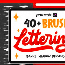 40+ Procreate Lettering Brushes Free Download