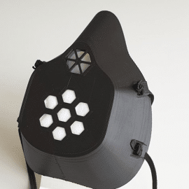 Covid 19 Mask with Exhale Valve 3D print model Free Download