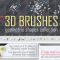 CreativeMarket 3D brushes for Photoshop Free Download