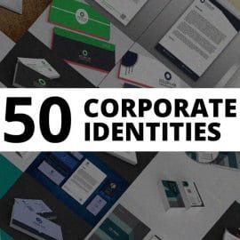 CreativeMarket 50 Corporate Identities Bundle Free Download