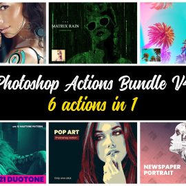 CreativeMarket Photoshop Actions Bundle V4 Free Download