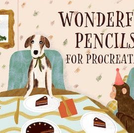 CreativeMarket Wonderful Pencils for Procreate 5 Free Download