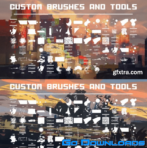 Custom Brushes and Tools Presets Free Download