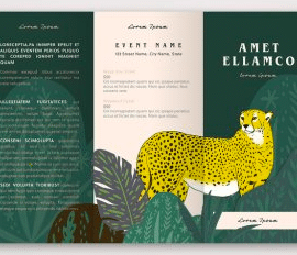 Event Stationery Layout Set with Illustrations 343908363 Free Download