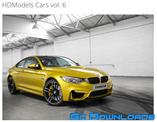 Evermotion HDModels Cars vol. 6 Free Download