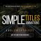 Gold Simple Titles 4K Free Download