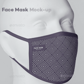 Graphicriver Face Mask Mock-up 26695259 Free Download