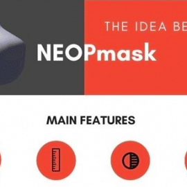 NEOPMask – 3D Printable mask with exchangeable filter – Base 3D print model Free Download