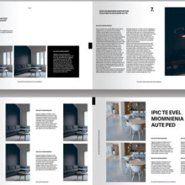 Portfolio Layout with Placeholders Free Download