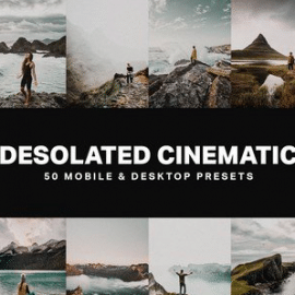 50 Desolated Cinematic Lightroom Presets and LUTs