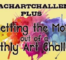 Getting the Most out of a Monthly Art Challenge + #beachartchallenge