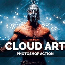 Cloud Art Photoshop Action 4028843