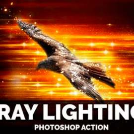 Ray Lighting Photoshop Action 4028861