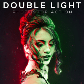 GraphicRiver – Double Light Photoshop Action 26459912