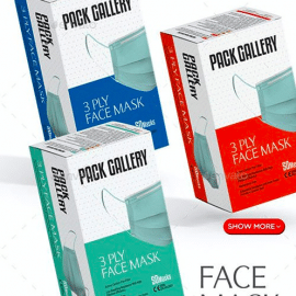 Graphicriver Face Mask Box Templates 26317981