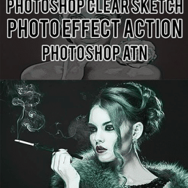 GraphicRiver Photoshop Clear Sketch Photo Effect Action